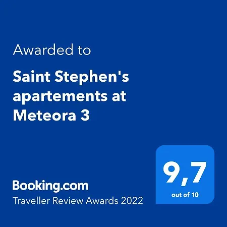 Saint Stephen's Apartements At Meteora 3 Apartment *